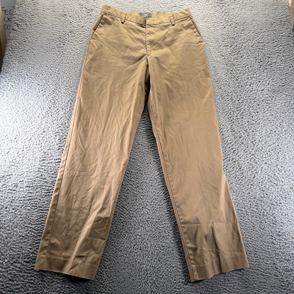 Dockers D3 Pant Mens 32x34 Brown Cotton Khakis Straight Workwear Classic Stretch